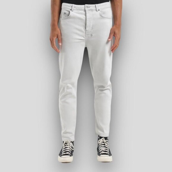 Ksubi Men's Bullet ++ Relaxed Full Length Jean in Gray White. Sz: 28 - Picture 1 of 16